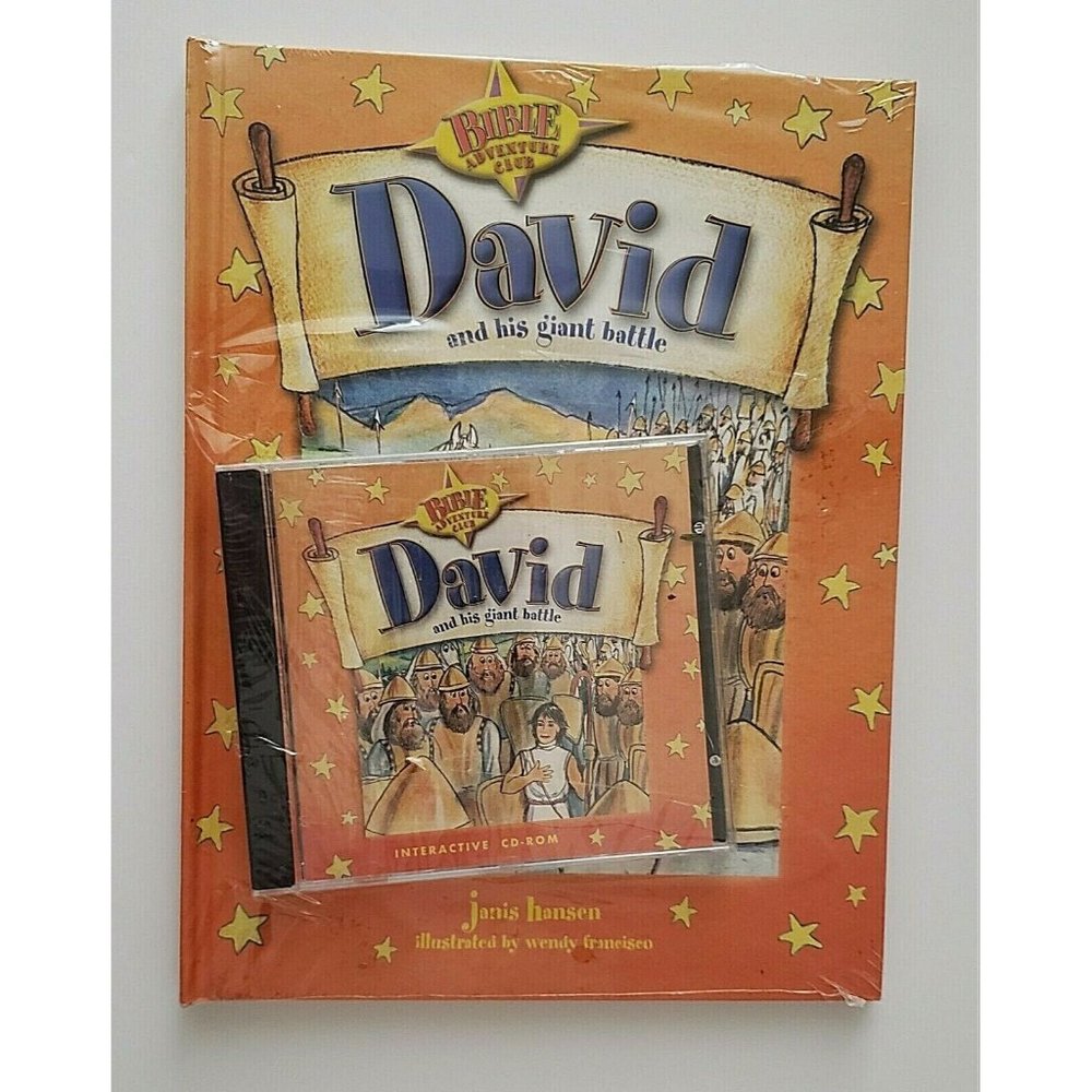 DAVID AND HIS GIANT BATTLE with CD Sealed Package